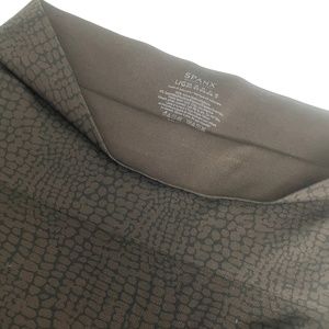Spanx Large Brown Patterned Skinny Leggings‎